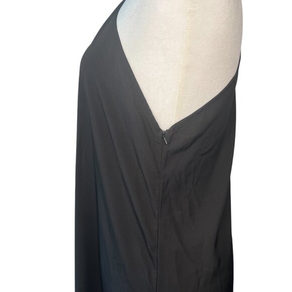 Chic Black One-Shoulder Maxi Dress - Picture 5 of 8